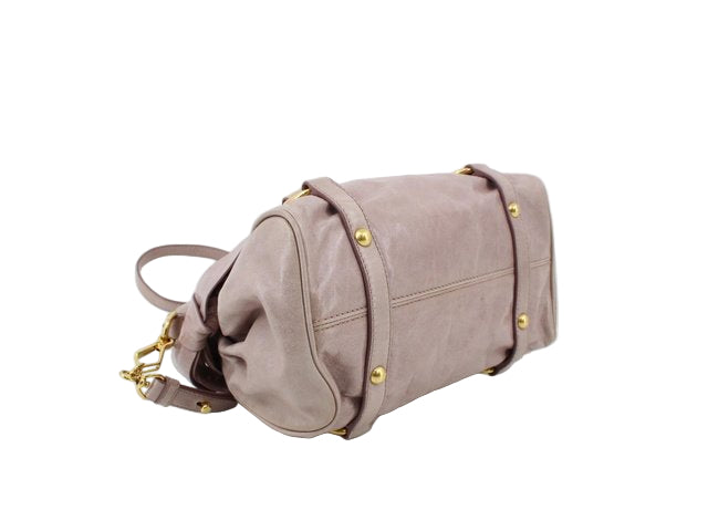 miu miu adorabale mini vitello bow bag in pink