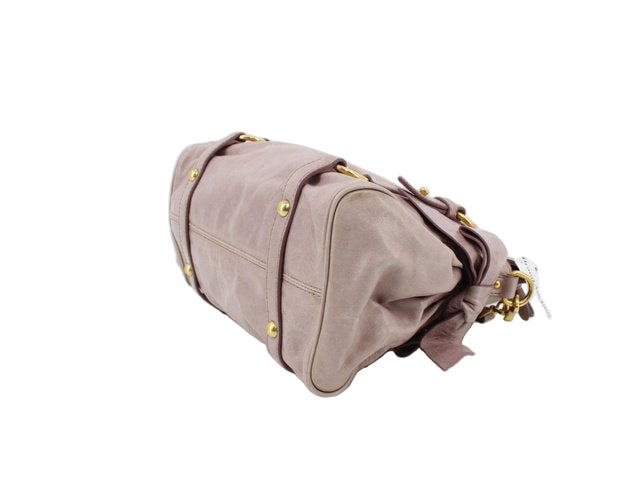 miu miu adorabale mini vitello bow bag in pink
