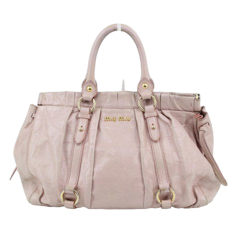 miu miu ballet slippers pink vitello lux bag