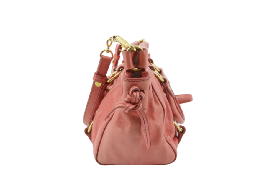 miu miu vintage vitello baby lux in rose pink
