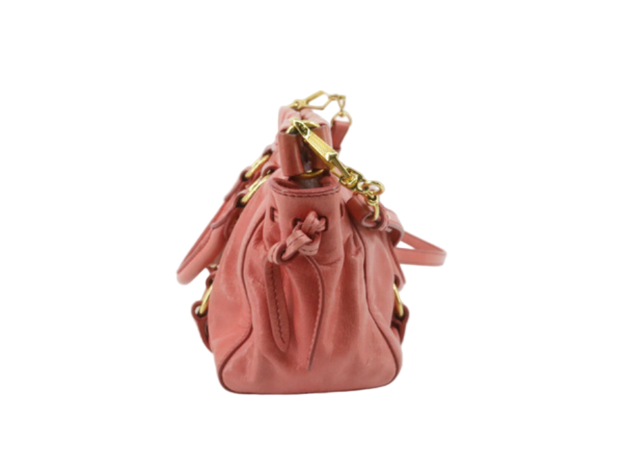 miu miu vintage vitello baby lux in rose pink