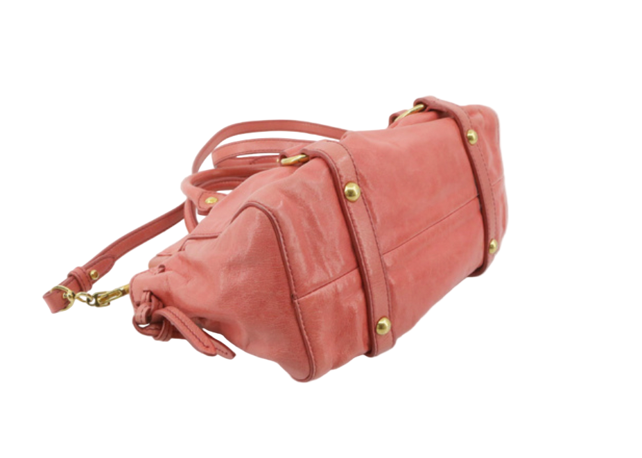 miu miu vintage vitello baby lux in rose pink