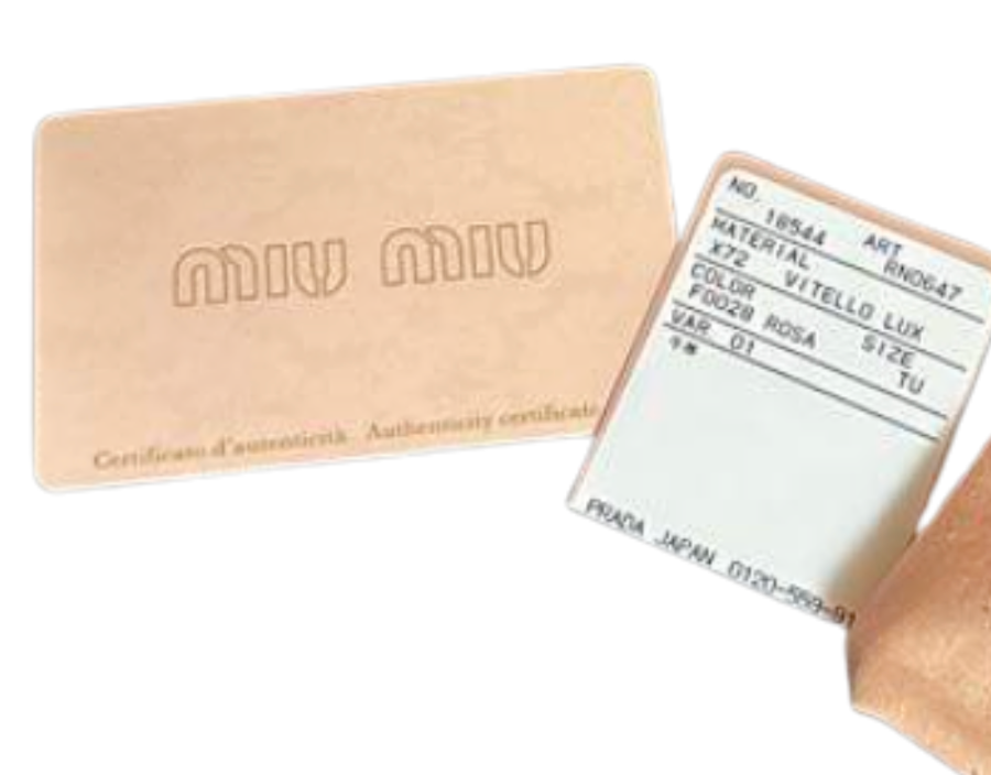 miu miu vintage vitello baby lux in rose pink