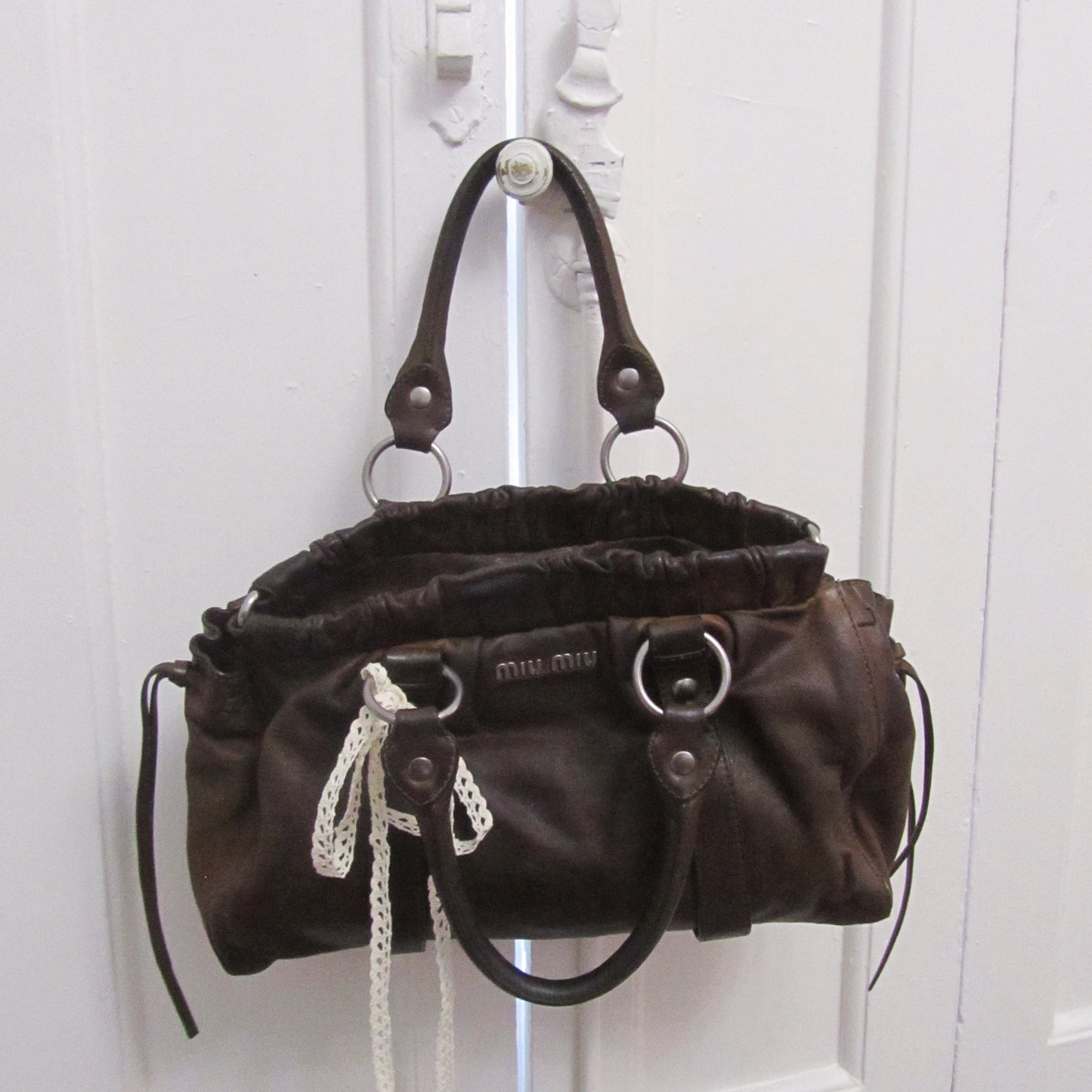 miu miu vintage vitello lux handbag
