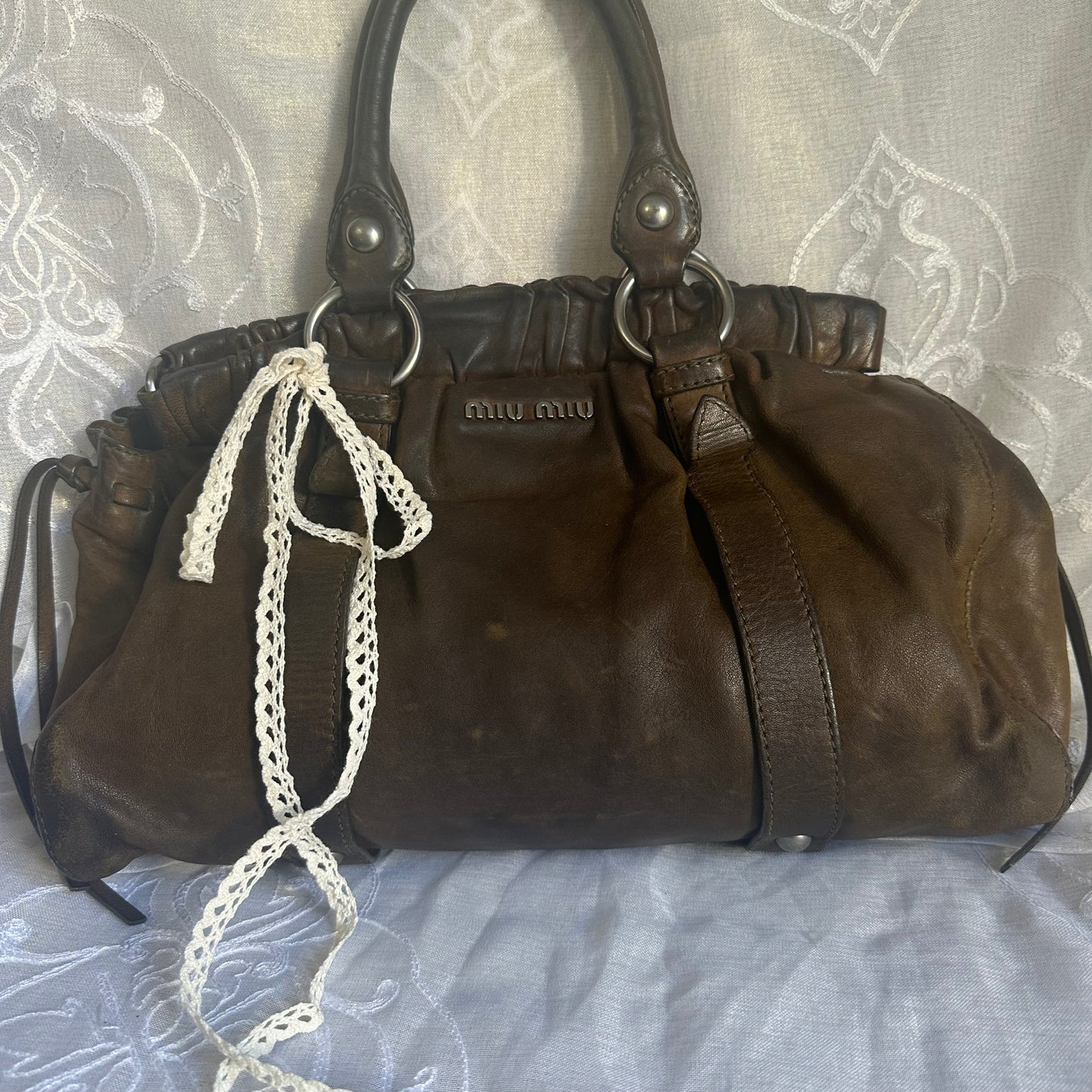miu miu vintage vitello lux handbag
