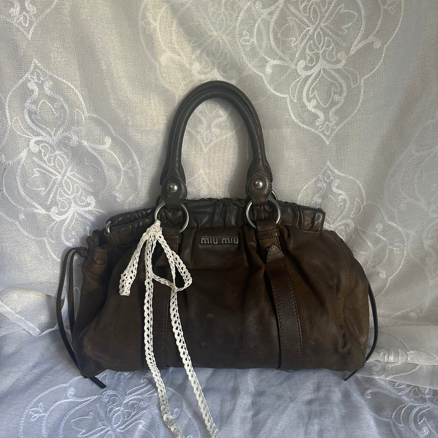 miu miu vintage vitello lux handbag
