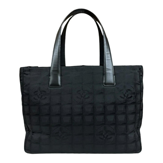 Chanel Black Travel Line Tote Bag