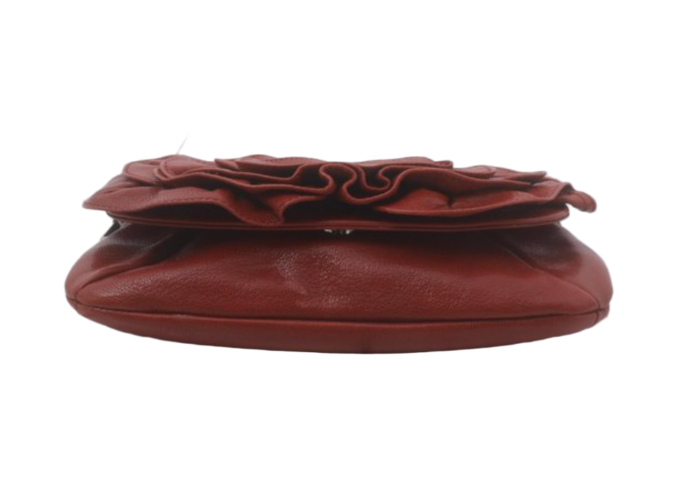 yves saint laurent rive gauche wine red baby nadja hand bag